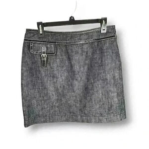 Michael Kors Denim Pencil Skirt‎